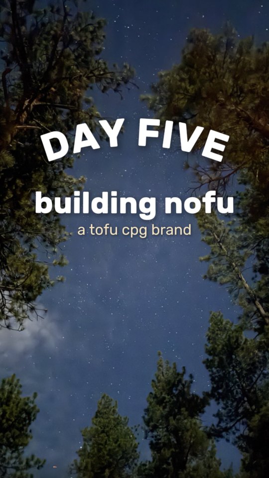 Day five of building nofu